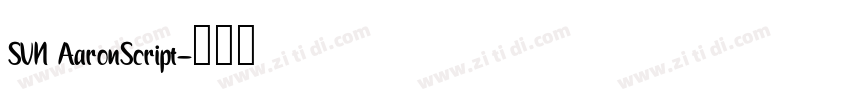 SVN AaronScript字体转换